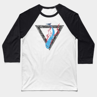 s.o.s. stop shark finning triangle Baseball T-Shirt